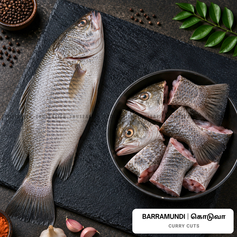 Barramundi (Koduva) Curry Cuts
