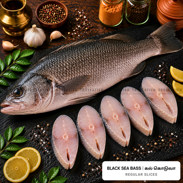 Black Sea Bass (Kal Koduva) Regular Slices