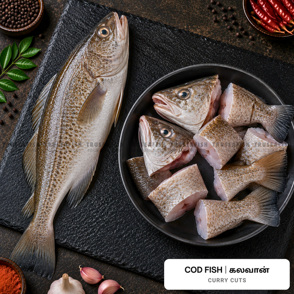 Cod Fish (Kalavan) Curry Cuts