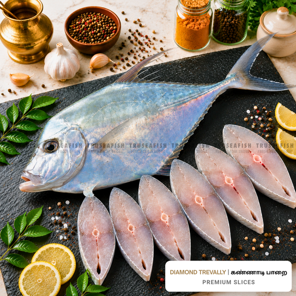 Diamond Trevally (Kannadi Paarai) Premium Slices