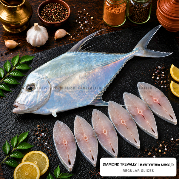 Diamond Trevally (Kannadi Paarai) Regular Slices