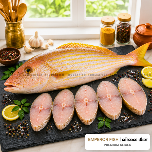 Emperor Fish (Villai Meen) Premium Slices