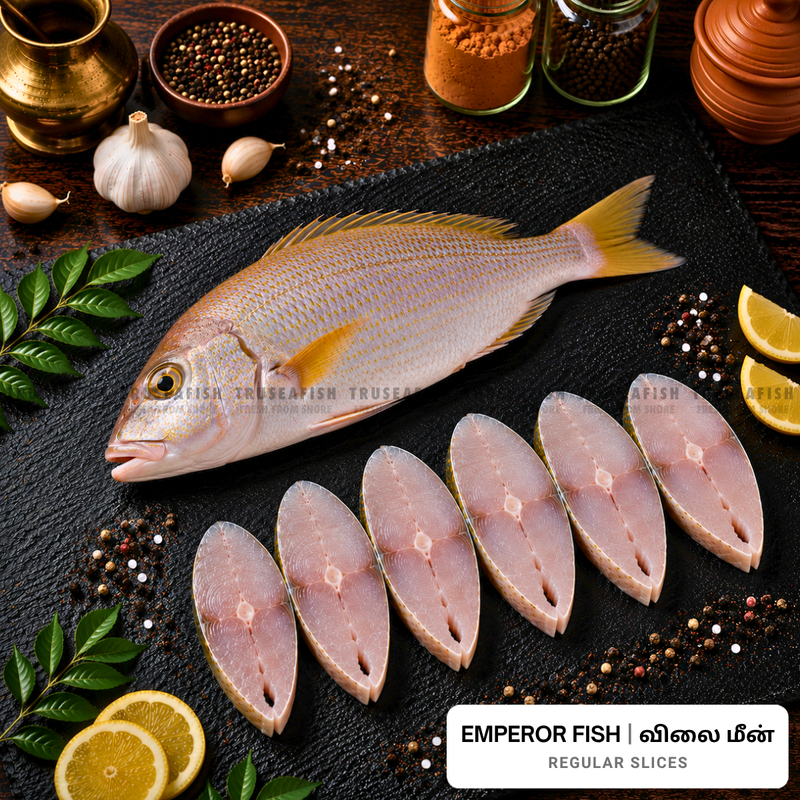 Emperor Fish (Villai Meen) Regular Slices