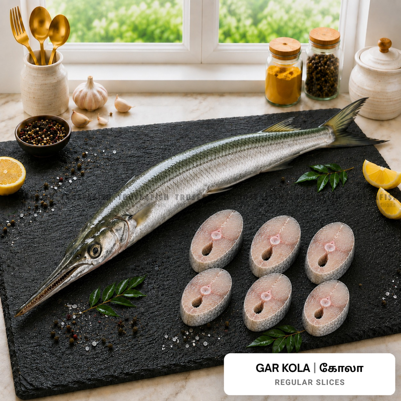 Gar Fish (Kola Meen) - Regular Slices