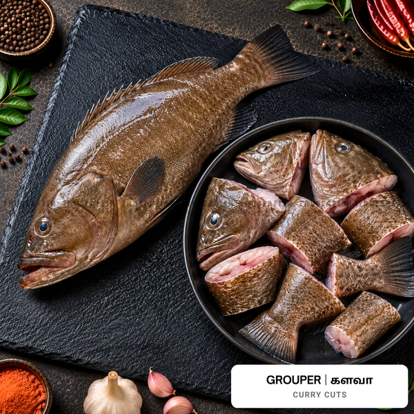 Grouper (Kalava) Curry Cuts