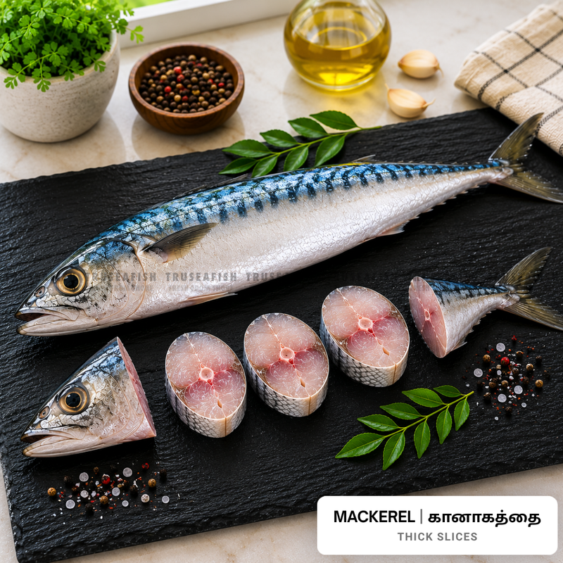 Mackerel (Kanangathai) Thick Slices