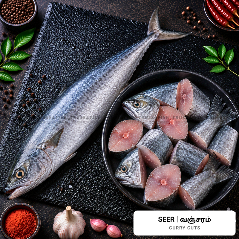 Seer Fish (Vanjaram) Curry Cuts