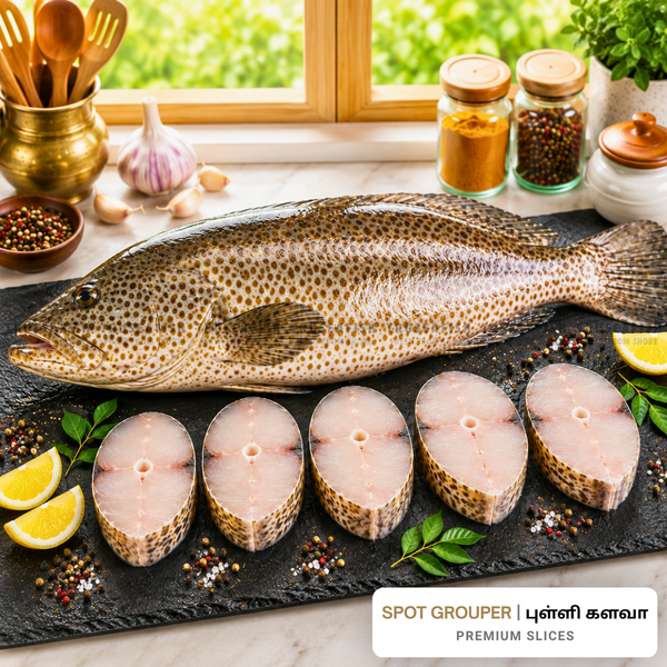 Spot Grouper (Pulli Kalava) Premium Slices
