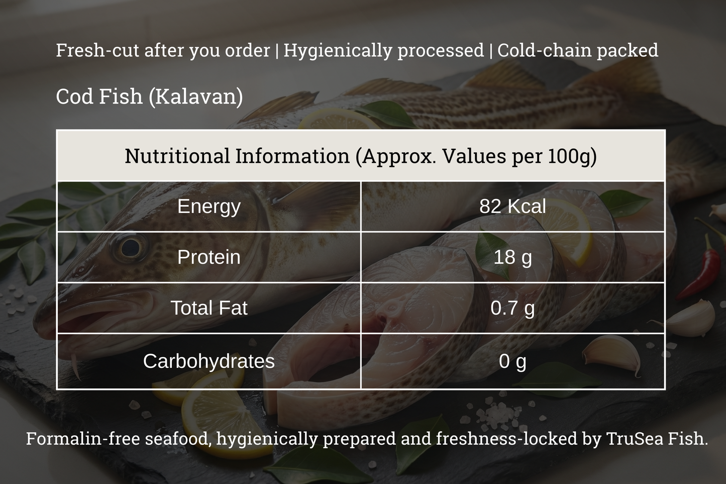 Cod Fish / Kalavan / கலவான் (Medium)